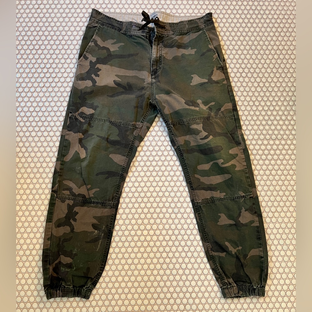Carhartt WIP Olive and Gray Cargo Pants